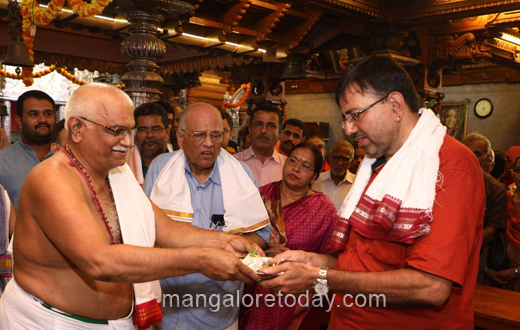 Newly elected trustees of Shri Venkatramana Temple